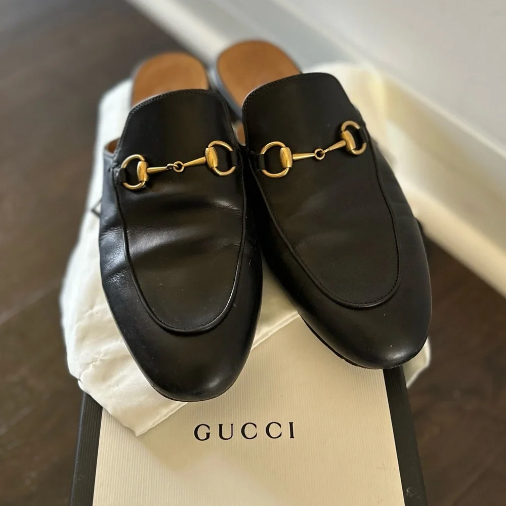 Gucci Princetown Leather Slipper - Picture 5 of 5